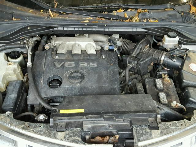 JN8AZ08W74W314710 - 2004 NISSAN MURANO GOLD photo 7