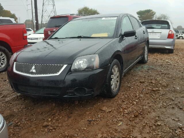 4A32B2FF2BE022935 - 2011 MITSUBISHI GALANT FE BLACK photo 2