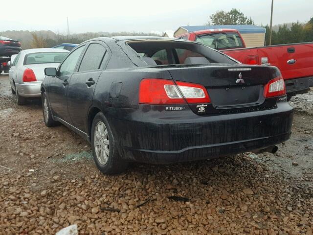 4A32B2FF2BE022935 - 2011 MITSUBISHI GALANT FE BLACK photo 3