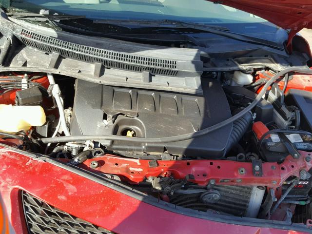 2T1BU4EEXAC535322 - 2010 TOYOTA COROLLA BA RED photo 7