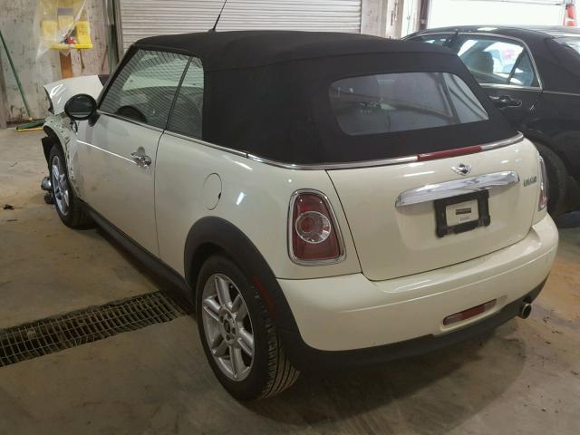 WMWZN3C54CT265490 - 2012 MINI COOPER WHITE photo 3