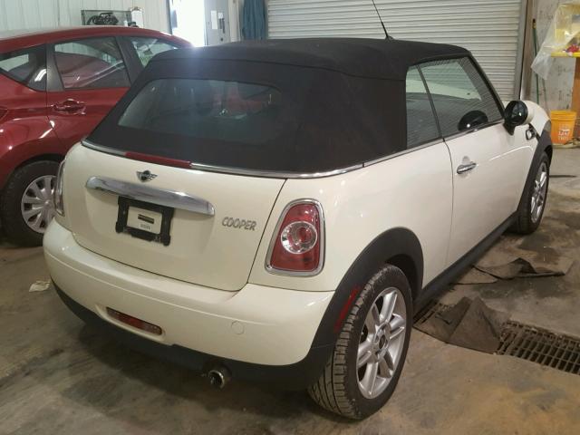 WMWZN3C54CT265490 - 2012 MINI COOPER WHITE photo 4