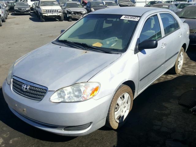 1NXBR32E07Z797728 - 2007 TOYOTA COROLLA CE SILVER photo 2