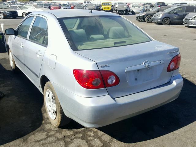 1NXBR32E07Z797728 - 2007 TOYOTA COROLLA CE SILVER photo 3