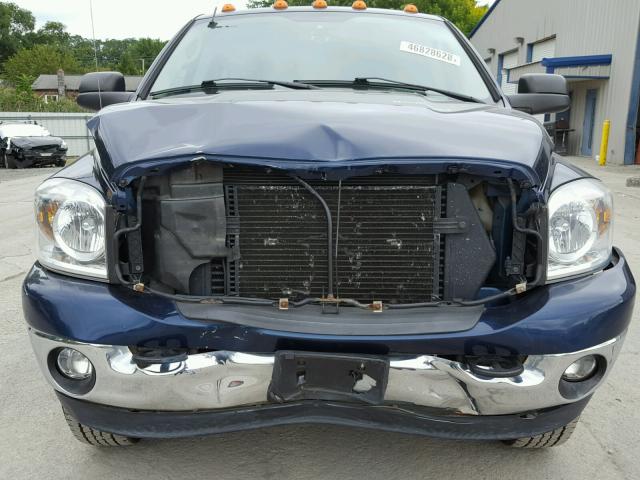 3D3KS26A57G818030 - 2007 DODGE RAM 2500 S BLUE photo 10