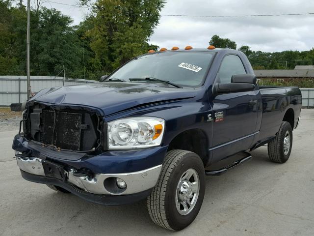 3D3KS26A57G818030 - 2007 DODGE RAM 2500 S BLUE photo 2