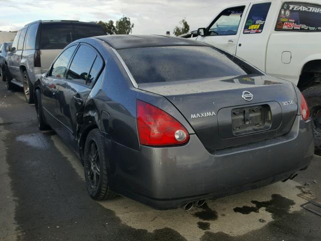 1N4BA41E46C810087 - 2006 NISSAN MAXIMA SE BLACK photo 3