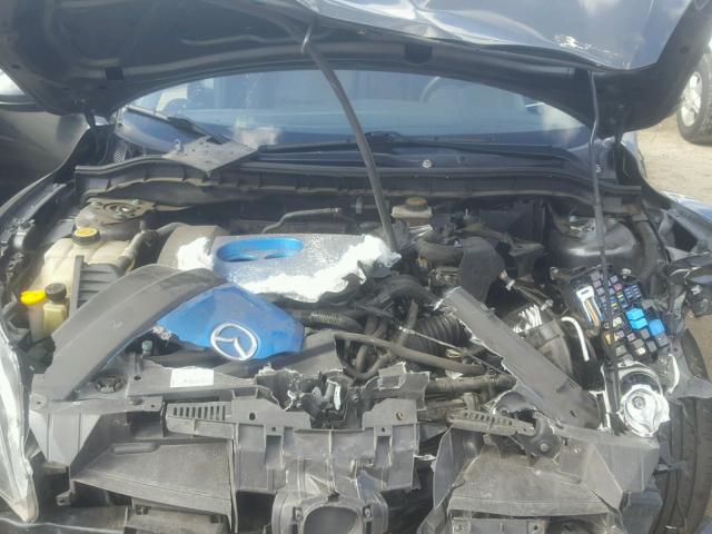 JM1BL1L76D1737623 - 2013 MAZDA 3 I GRAY photo 7