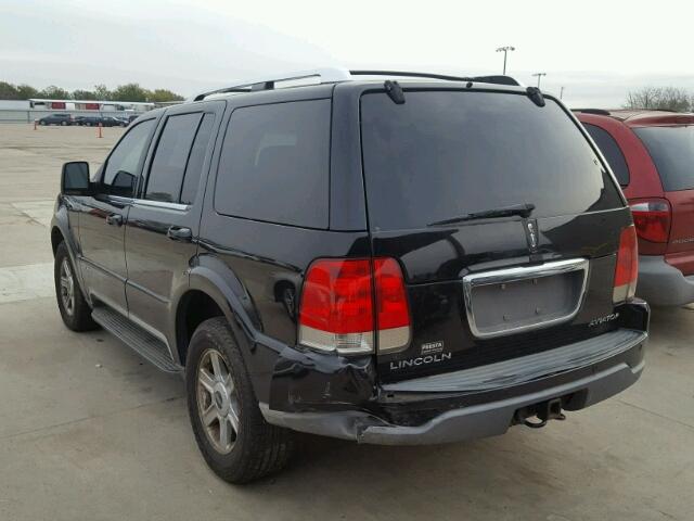 5LMEU88HX4ZJ11930 - 2004 LINCOLN AVIATOR 黑色 照片 3