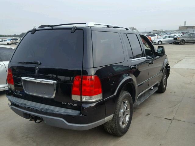 5LMEU88HX4ZJ11930 - 2004 LINCOLN AVIATOR 黑色 照片 4