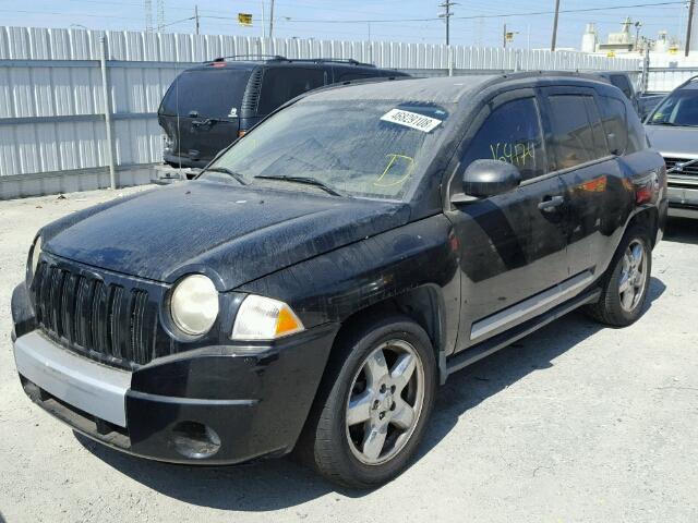 1J8FT57W47D108383 - 2007 JEEP COMPASS LI BLACK photo 2