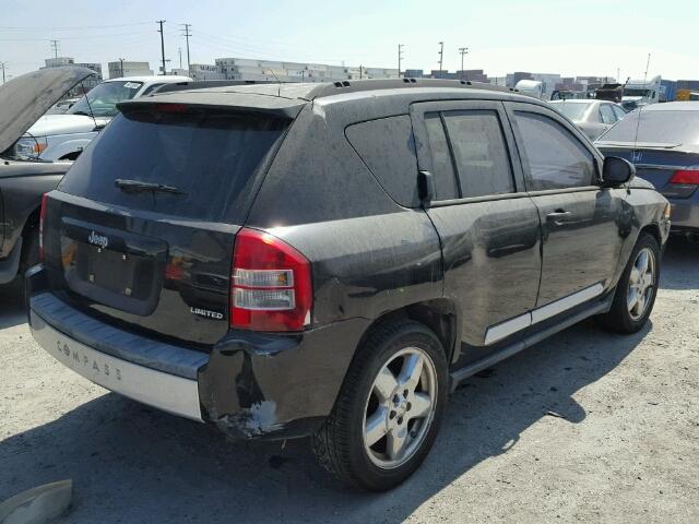 1J8FT57W47D108383 - 2007 JEEP COMPASS LI BLACK photo 4