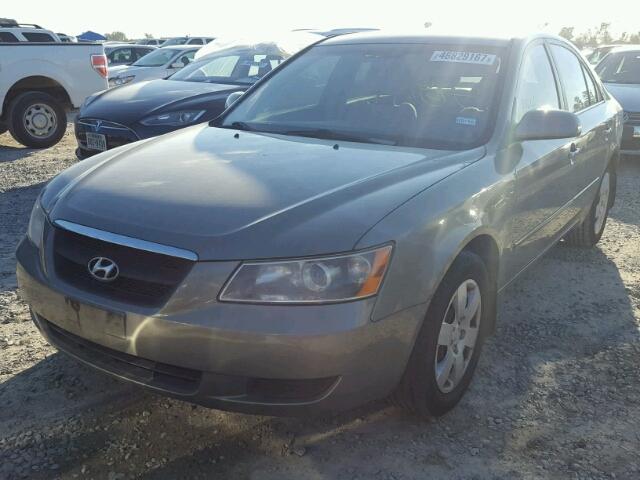 5NPET46C48H366614 - 2008 HYUNDAI SONATA GLS SILVER photo 2