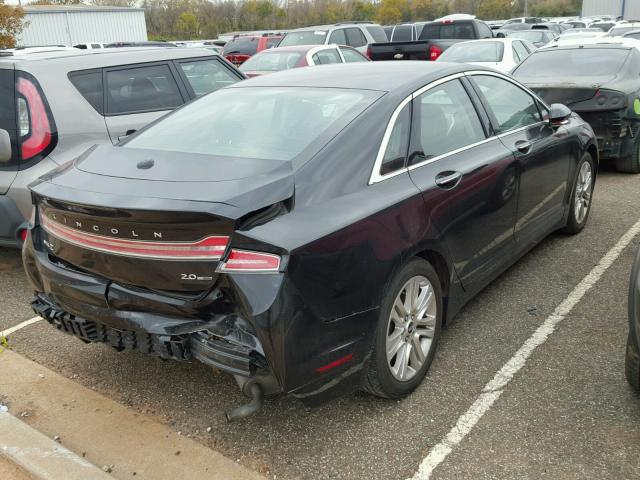 3LN6L2G99ER831226 - 2014 LINCOLN MKZ BLACK photo 4