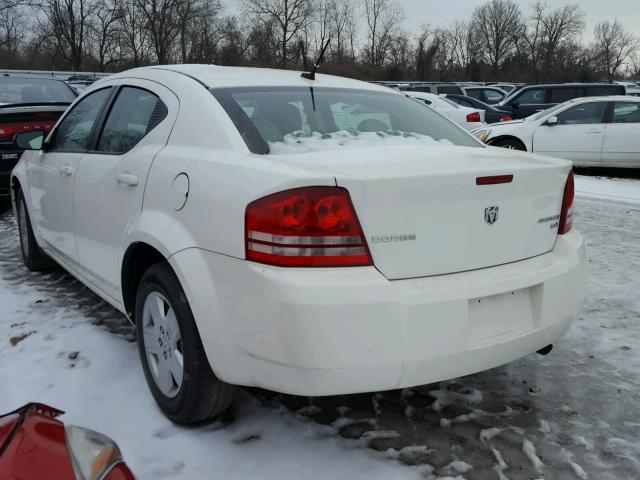 1B3CC4FB9AN182338 - 2010 DODGE AVENGER WHITE photo 3