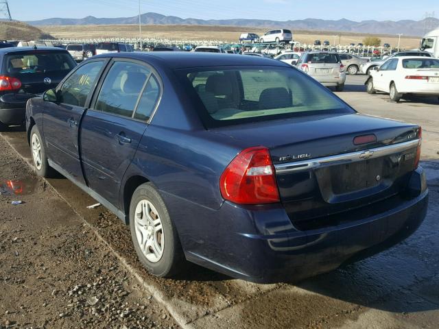 1G1ZS57FX7F266828 - 2007 CHEVROLET MALIBU LS BLUE photo 3