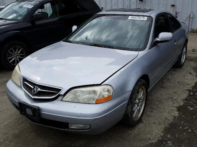 19UYA42711A009403 - 2001 ACURA 3.2CL TYPE SILVER photo 2