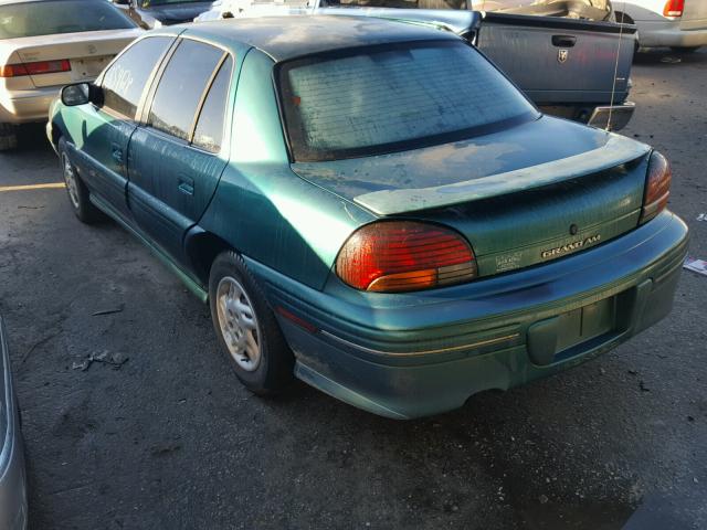 1G2NE52T0TM566964 - 1996 PONTIAC GRAND AM S GREEN photo 3