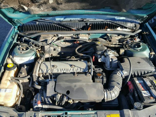 1G2NE52T0TM566964 - 1996 PONTIAC GRAND AM S GREEN photo 7