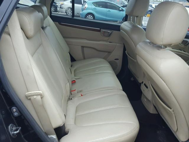 5NMSH13E78H142999 - 2008 HYUNDAI SANTA FE S 黑色 照片 6