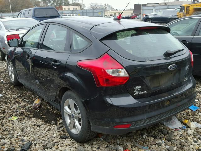 1FADP3K27DL305969 - 2013 FORD FOCUS SE BLACK photo 3