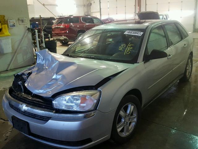 1G1ZT64875F160987 - 2005 CHEVROLET MALIBU MAX 银色 照片 2