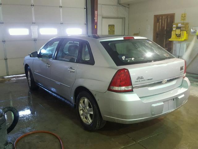 1G1ZT64875F160987 - 2005 CHEVROLET MALIBU MAX 银色 照片 3