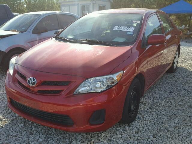 5YFBU4EE7DP218103 - 2013 TOYOTA COROLLA BA RED photo 2