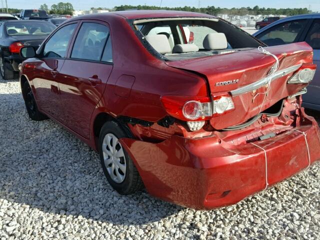 5YFBU4EE7DP218103 - 2013 TOYOTA COROLLA BA RED photo 3