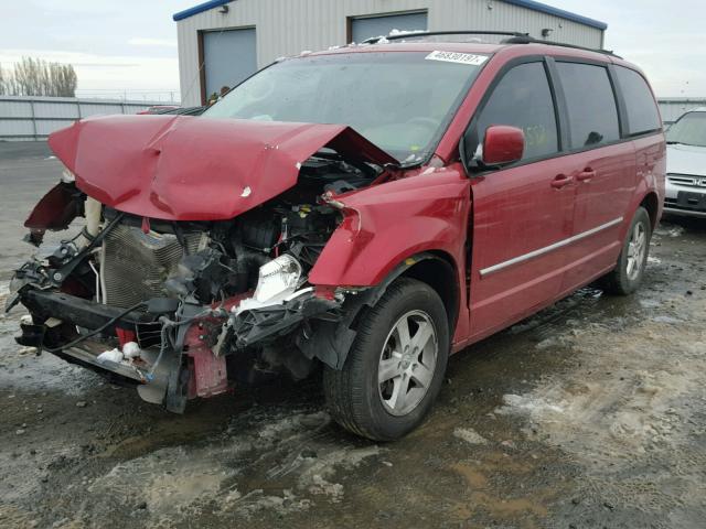 2D8HN54P18R120613 - 2008 DODGE GRAND CARA RED photo 2