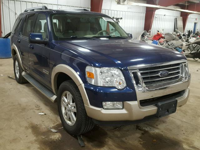 1FMEU74E96UA31916 - 2006 FORD EXPLORER E BLUE photo 1