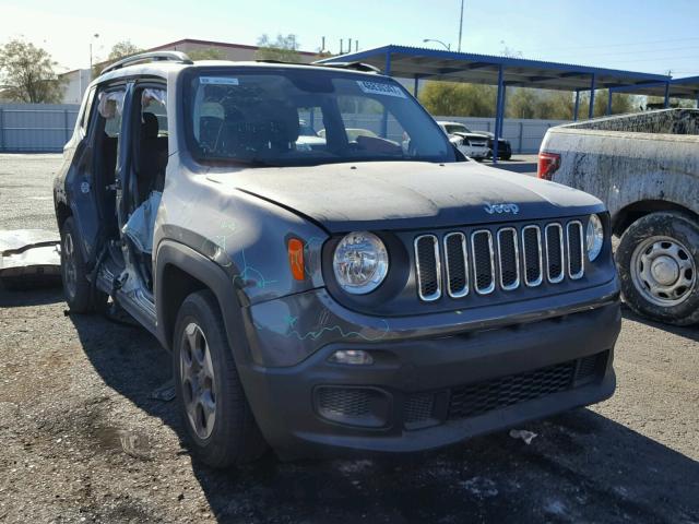 ZACCJAAB8HPE44684 - 2017 JEEP RENEGADE S BLACK photo 1