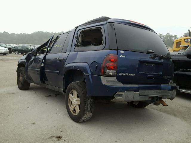 1GNES16S932160943 - 2003 CHEVROLET TRAILBLAZE BLUE photo 3