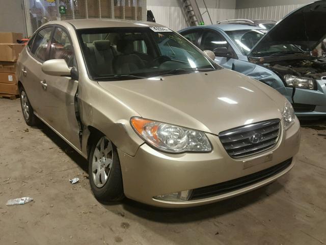 KMHDU46D27U256159 - 2007 HYUNDAI ELANTRA GL TAN photo 1