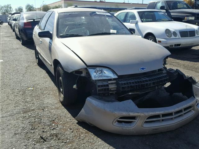 1G1JC524627406960 - 2002 CHEVROLET CAVALIER B BEIGE photo 1