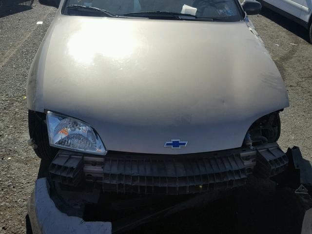 1G1JC524627406960 - 2002 CHEVROLET CAVALIER B BEIGE photo 7