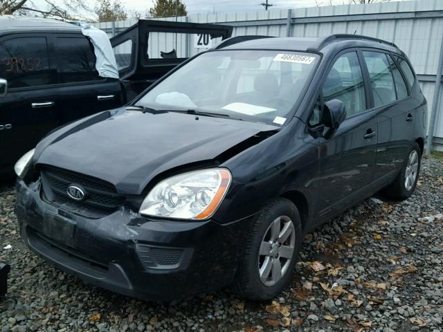 KNAFG526577076462 - 2007 KIA RONDO LX BLACK photo 2