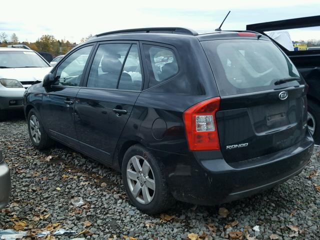 KNAFG526577076462 - 2007 KIA RONDO LX BLACK photo 3