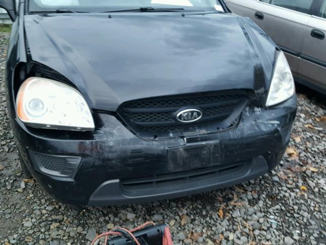 KNAFG526577076462 - 2007 KIA RONDO LX BLACK photo 9