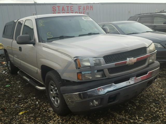 1GCEC19V35Z184757 - 2005 CHEVROLET SILVERADO BEIGE photo 1