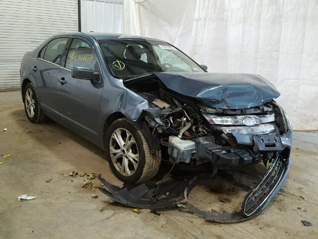 3FAHP0HAXCR341234 - 2012 FORD FUSION SE BLUE photo 1