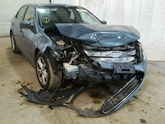 3FAHP0HAXCR341234 - 2012 FORD FUSION SE BLUE photo 9