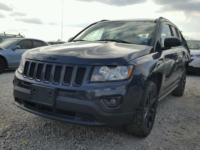 1C4NJCBA0ED674420 - 2014 JEEP COMPASS SP CHARCOAL photo 2