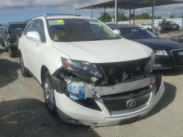 JTJZB1BA4A2003001 - 2010 LEXUS RX 450 WHITE photo 1