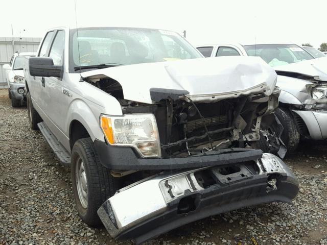 1FTFW1EF9EKE56893 - 2014 FORD F150 SUPER SILVER photo 1