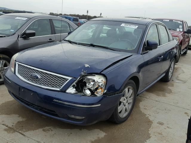 1FAHP24187G161846 - 2007 FORD FIVE HUNDR BLUE photo 2