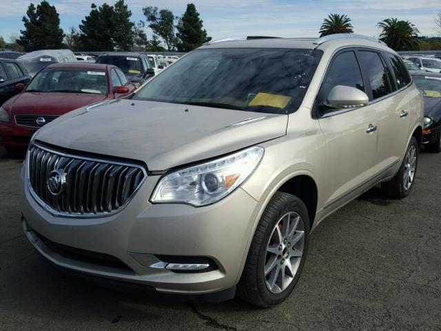 5GAKRBKD3GJ149437 - 2016 BUICK ENCLAVE TAN photo 2