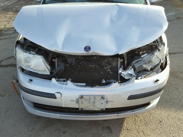 YS3FD59Y961144145 - 2006 SAAB 9-3 BASE SILVER photo 7