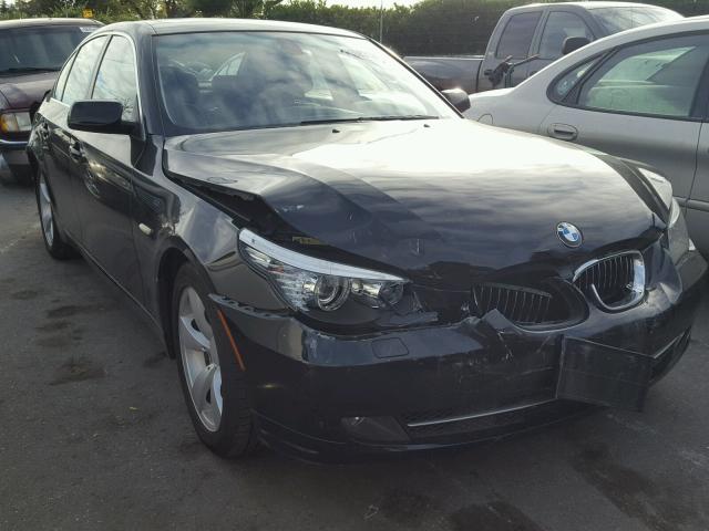 WBANU53578CT19577 - 2008 BMW 528 I BLACK photo 1