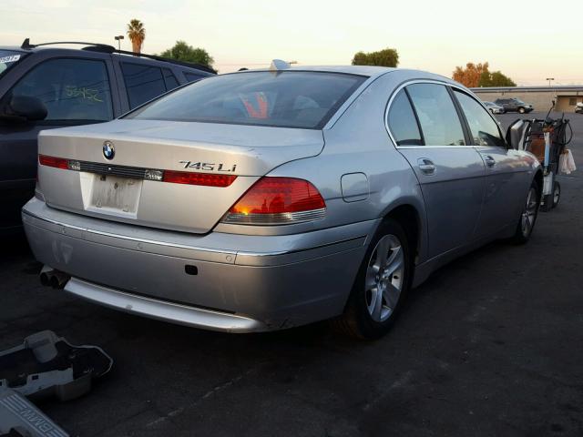 WBAGN63433DS44835 - 2003 BMW 745 LI Silber Foto 4